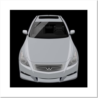 G37 Coupe 4th gen 2010-2015 - Silver Posters and Art